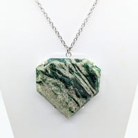 Thumbnail for Serpentine Chunky 2.3’’ Point 26’’ Necklace #LV5775 - $116