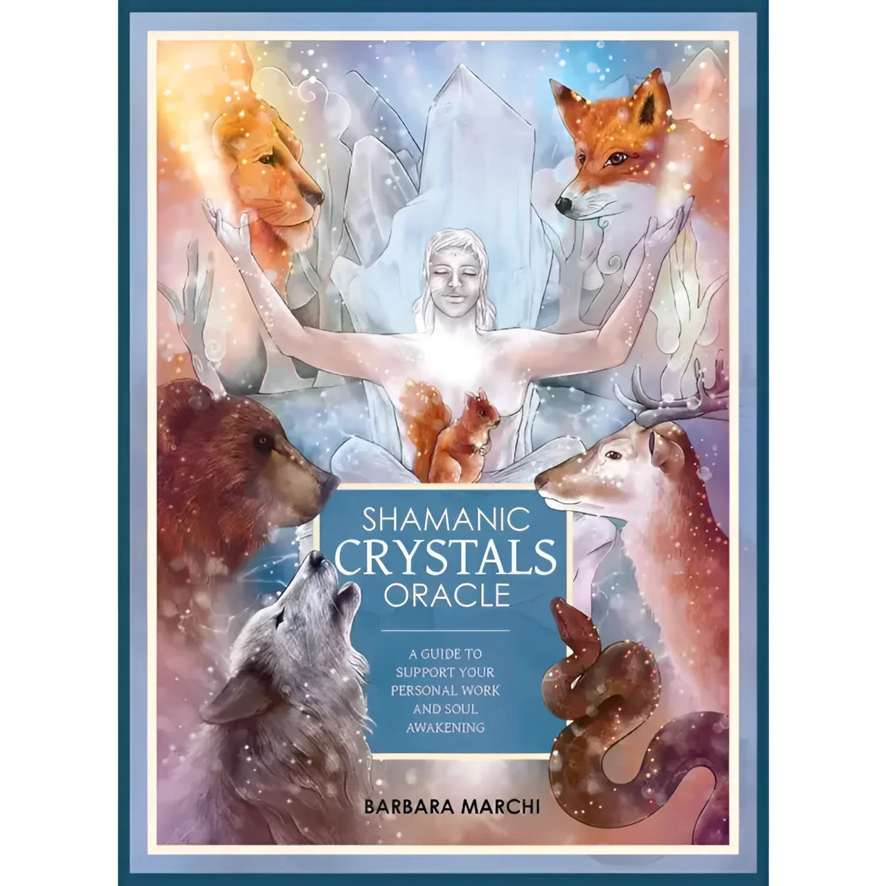 Shamanic Crystals Oracle Cards Blue Angel #SHM45 - $28.88