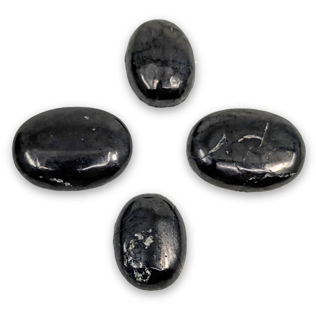 Shungite 0.78 - 0.99’’ Oval Cabochon #LV5844 - $12