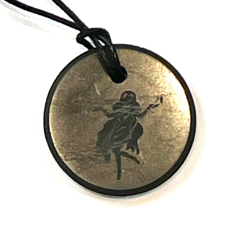 Shungite Zodiac Necklace #J584 - Virgo - $25