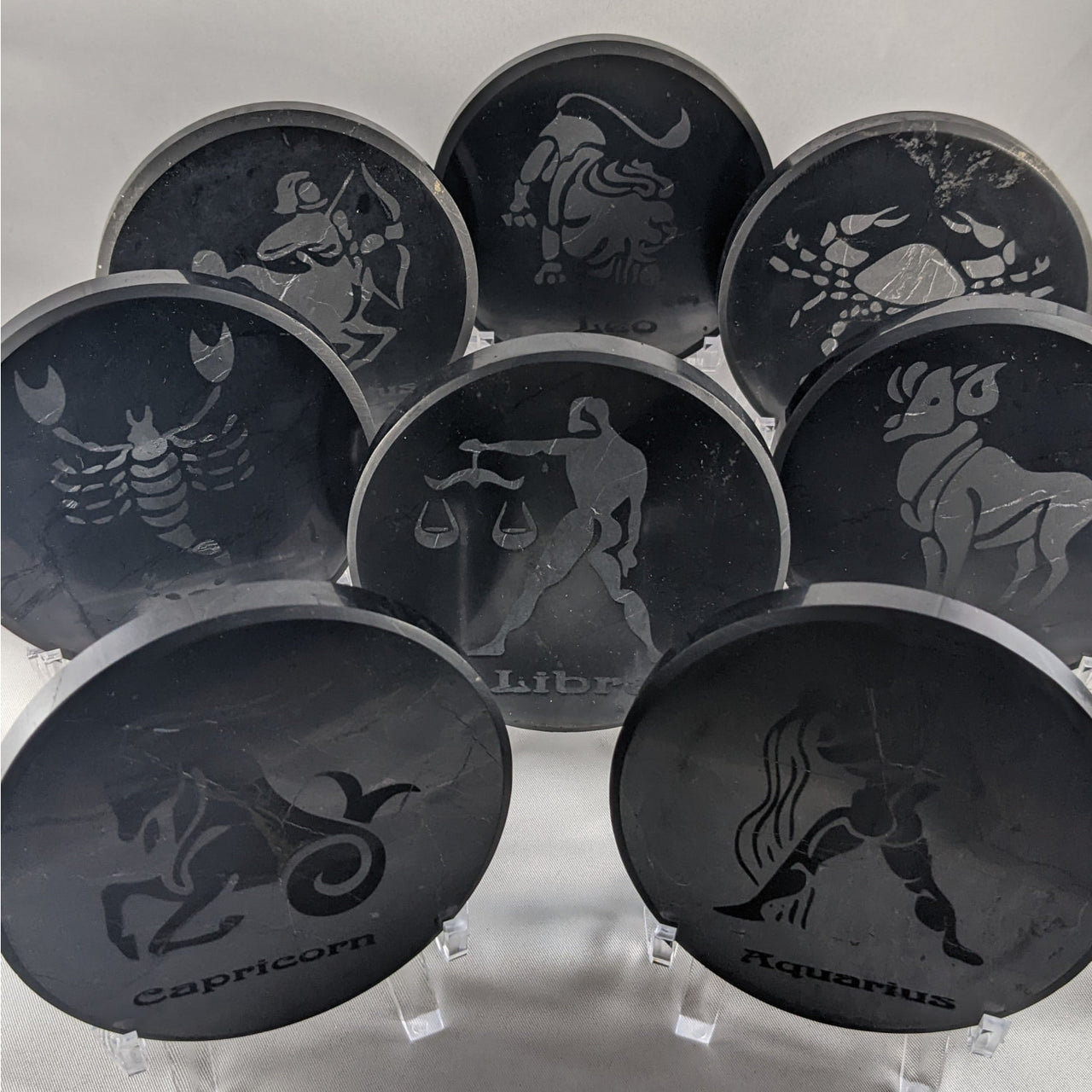 Shungite Zodiac Tile Plate #C091