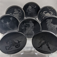 Shungite Zodiac Tile Plate #C091