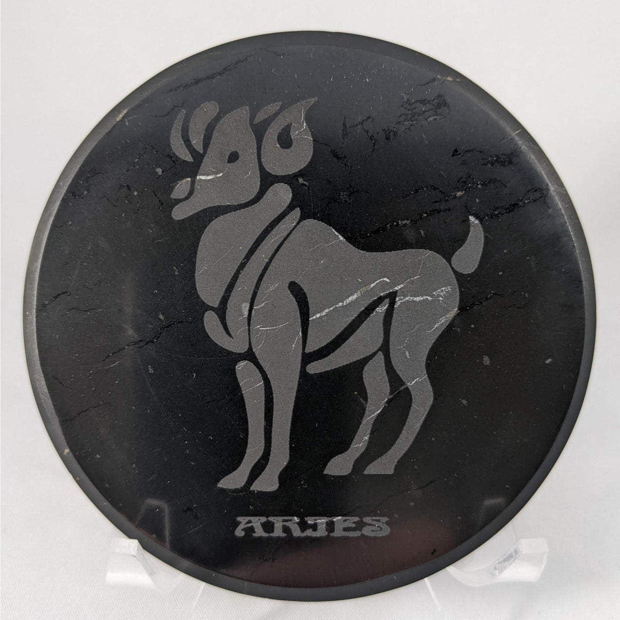 Shungite Zodiac Tile Plate #C091 Aries $55