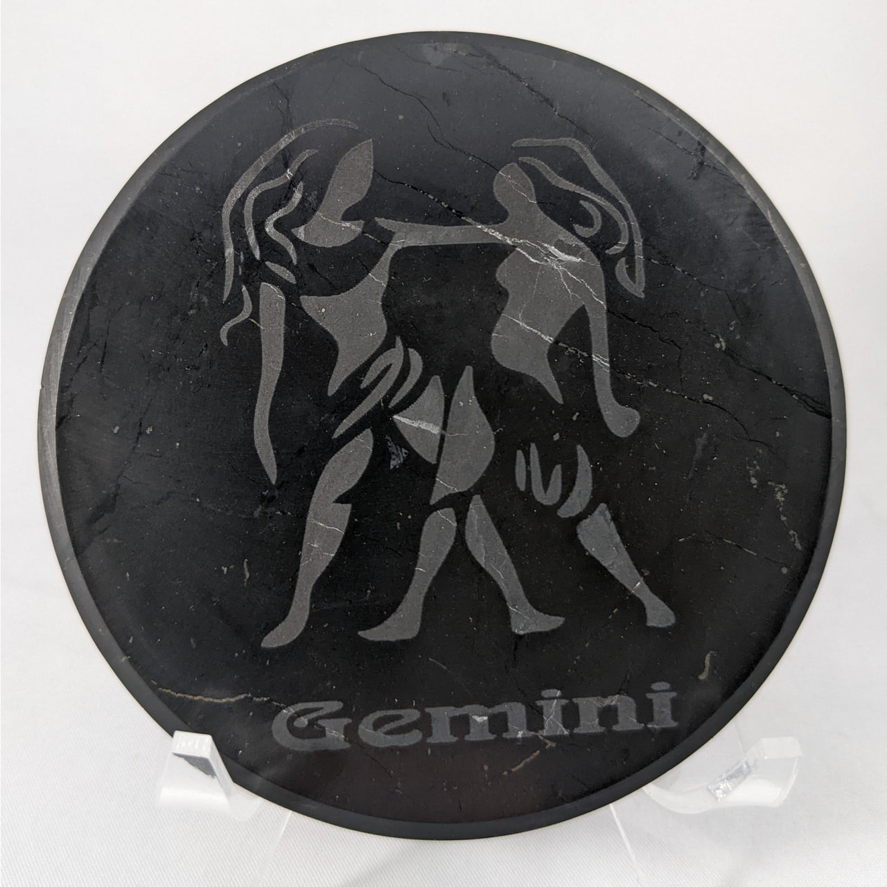 Shungite Zodiac Tile Plate #C091 Gemini $55