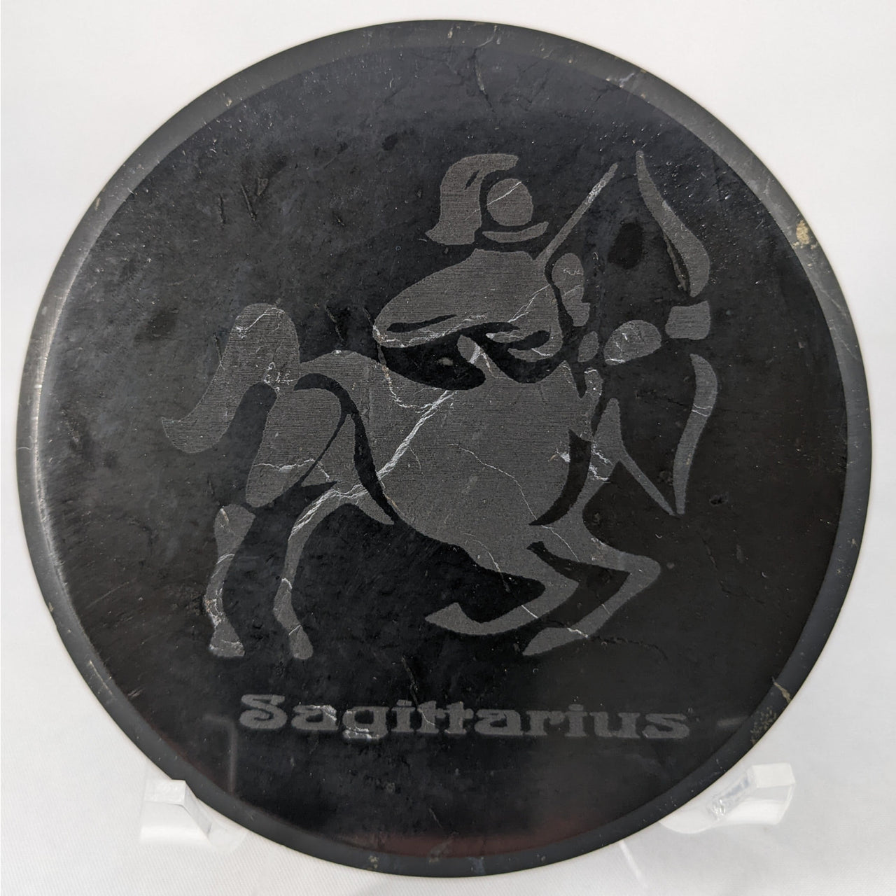 Shungite Zodiac Tile Plate #C091 Sagittarius $55