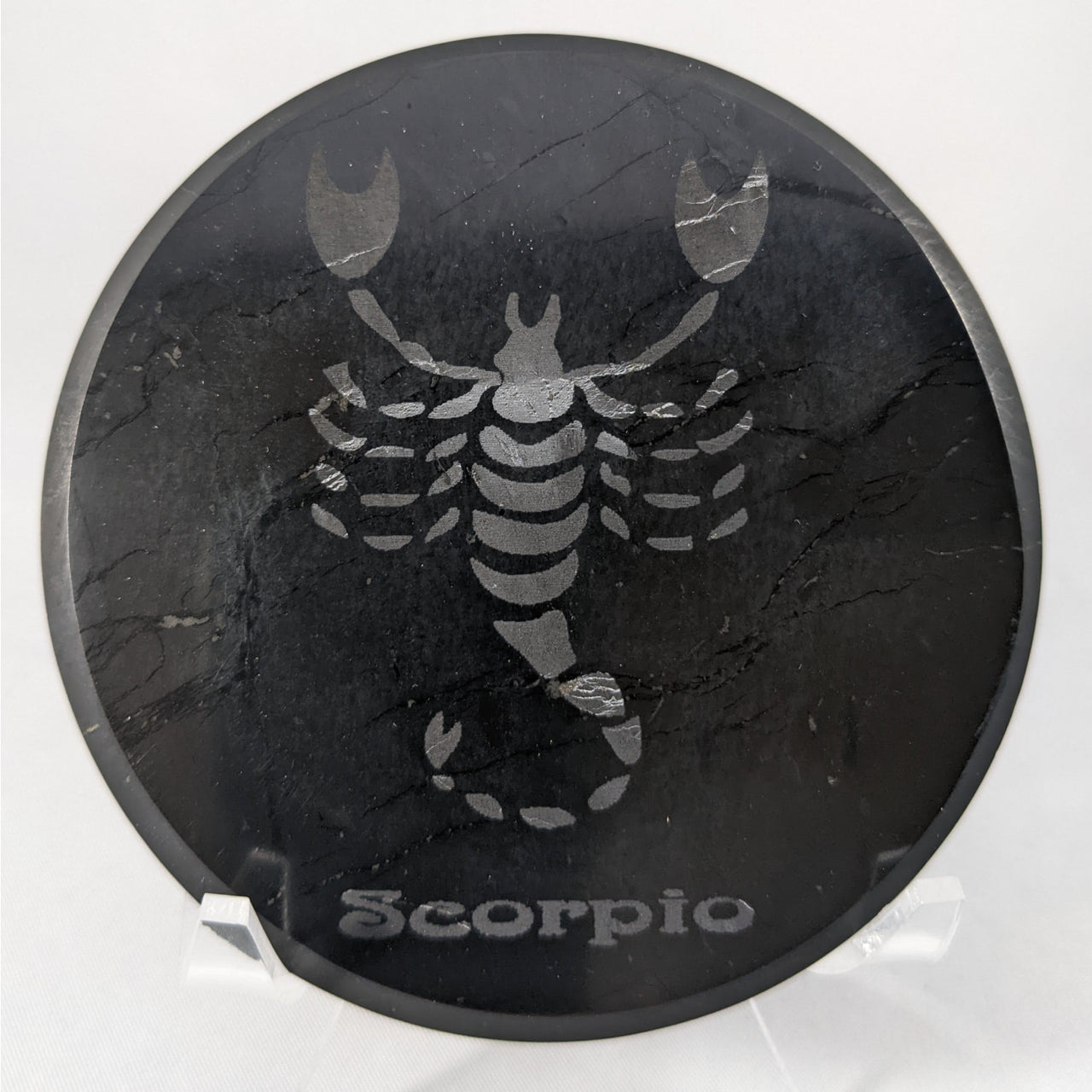 Shungite Zodiac Tile Plate #C091 Scorpio $55