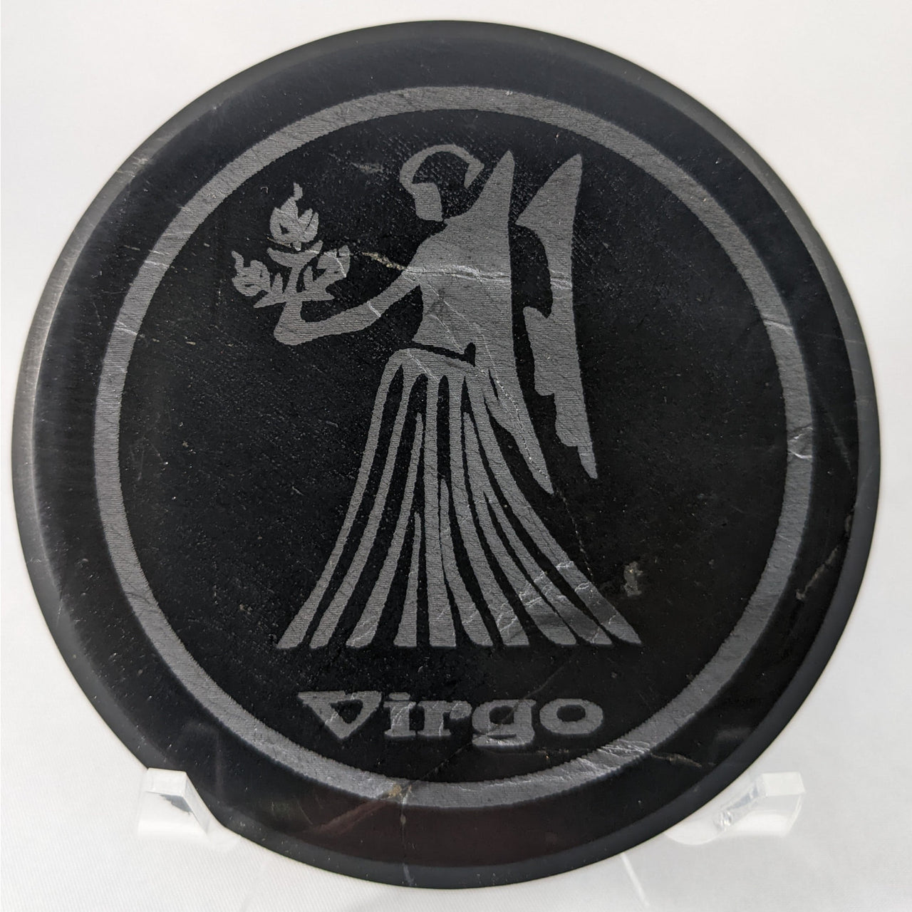 Shungite Zodiac Tile Plate #C091 Virgo $55