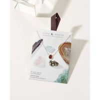 Silver Delicate Gemstone Necklace Ruby #LV9113 $39