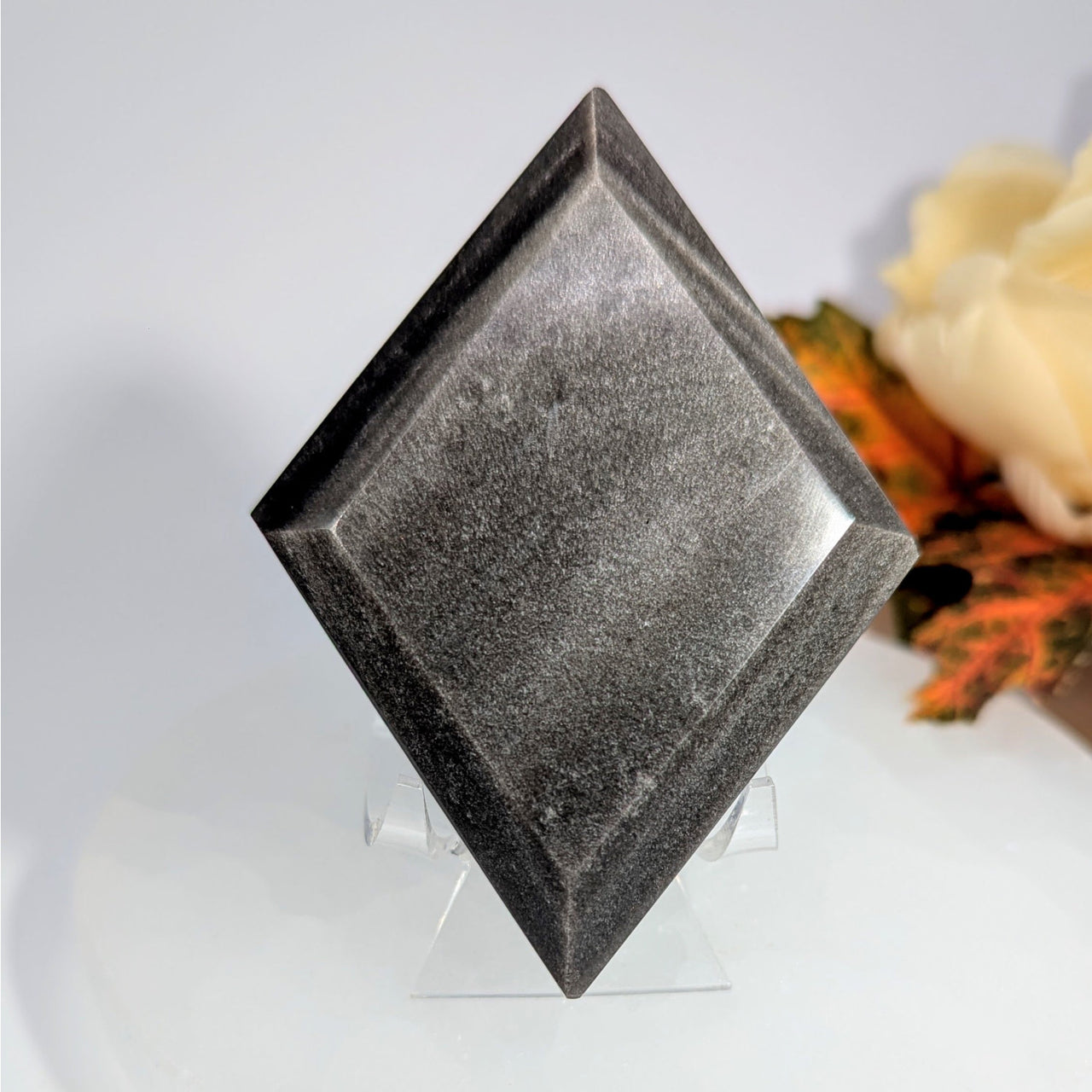 Silversheen Obsidian 3.5’’ Diamond #BC0002 - $60