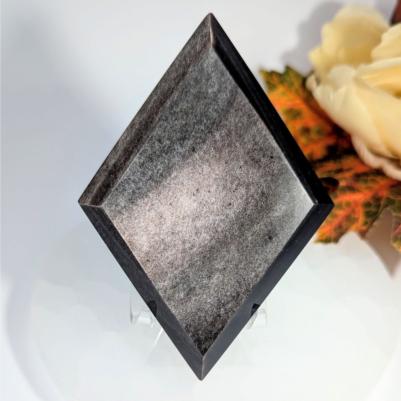 Silversheen Obsidian 4.1’’ Diamond #BC0003 - $75