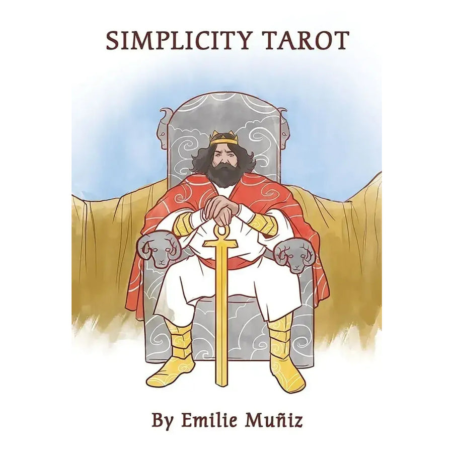 Simplicity Tarot Deck for Beginners #Q374 featuring ’simtyrot by emile muz’ artwork