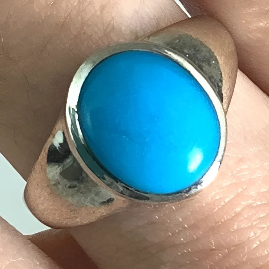 Sleeping Beauty Turquoise Ring Size 10 #SK3012 - $71.10