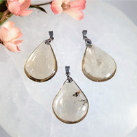 Smoky Quartz 1.3’’ - 1.4’’ Teardrop Pendant #LV9708 - $26