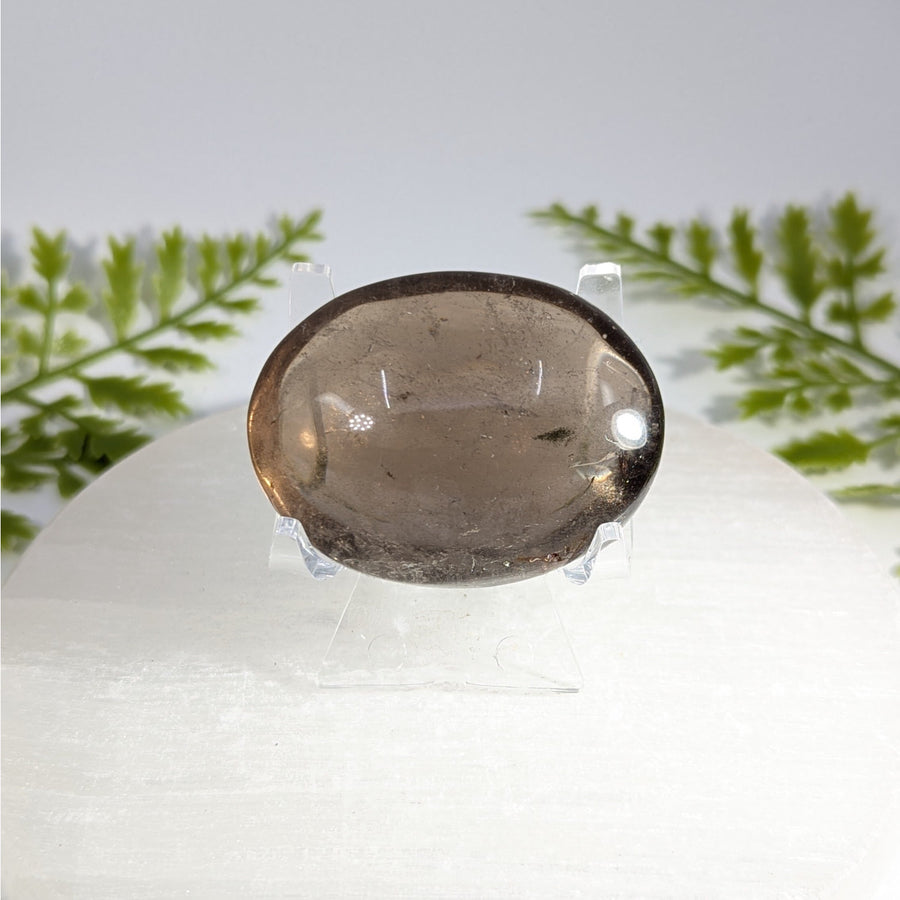 Smoky Quartz 1.9" Palm Stone #BC1497