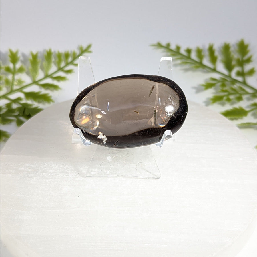 Smoky Quartz 1.9" Palm Stone #BC1498