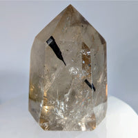 Smoky Quartz 3.6’’ w Tourmaline Generator #LV9610 $295