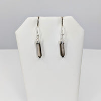 Thumbnail for 1 Smoky Quartz SS Point Earrings (2g) #SK8902 - $39