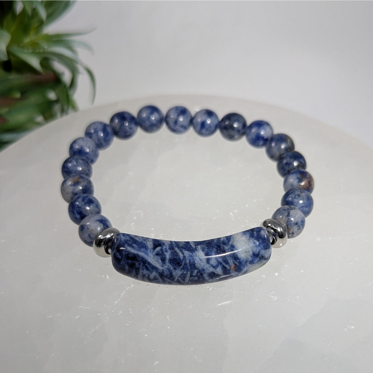 Sodalite 7’’ Bridge Bracelet #LV9291 - $14