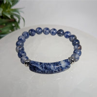 Sodalite 7’’ Bridge Bracelet #LV9291 - $14