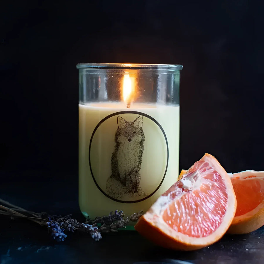 Soy Candle with Cotton Wick - the White Lodge & Hermitage