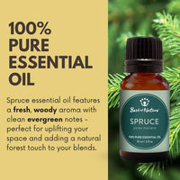 100% pure Spruce Essential Oil by Best of Nature LV9562 bottle