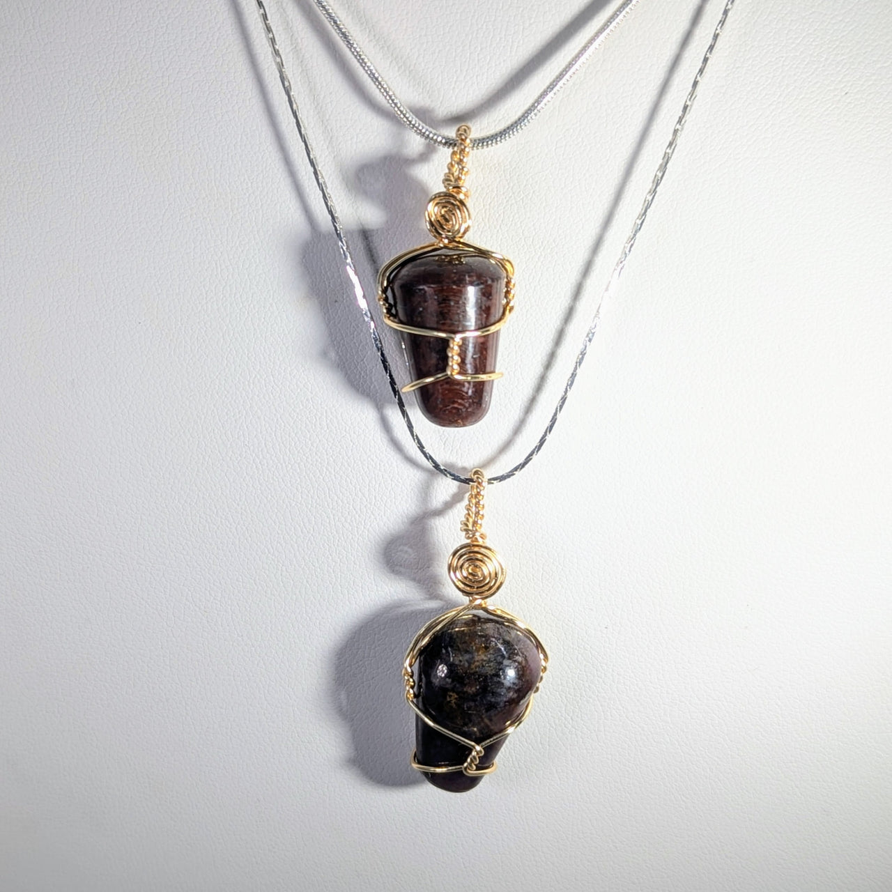 Star Ruby 1.5’’ Handmade Wire Wrap Pendant #LV9000