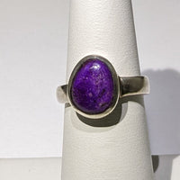 Thumbnail for Sugilite Rings #J803 with a radiant purple stone