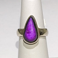 Thumbnail for Sugilite ring with purple stone #J803