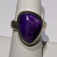 Thumbnail for Sugilite Rings #J803: Elegant ring with a stunning purple stone centerpiece