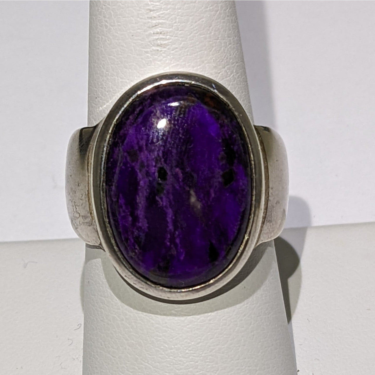 Sugilite Ring #J803 featuring a stunning purple stone