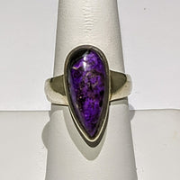 Thumbnail for Sugilite Ring #J803 with Purple Stone in Center