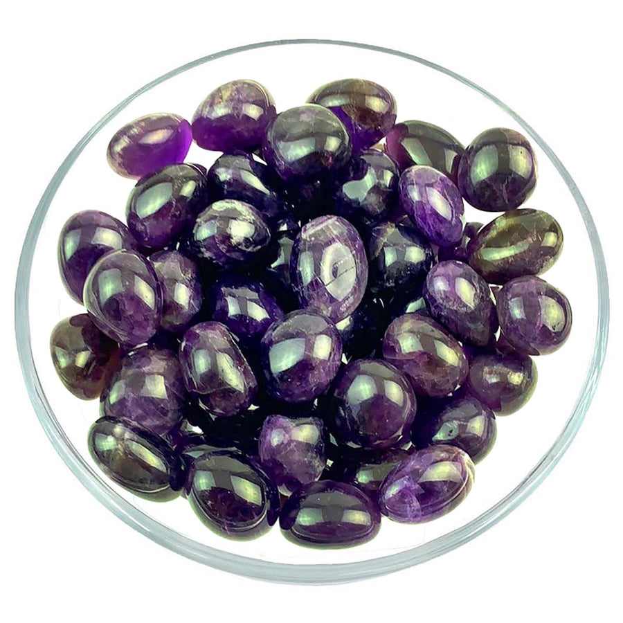 Super Purple Amethyst Tumbled Stone #SK0450 - $4.95