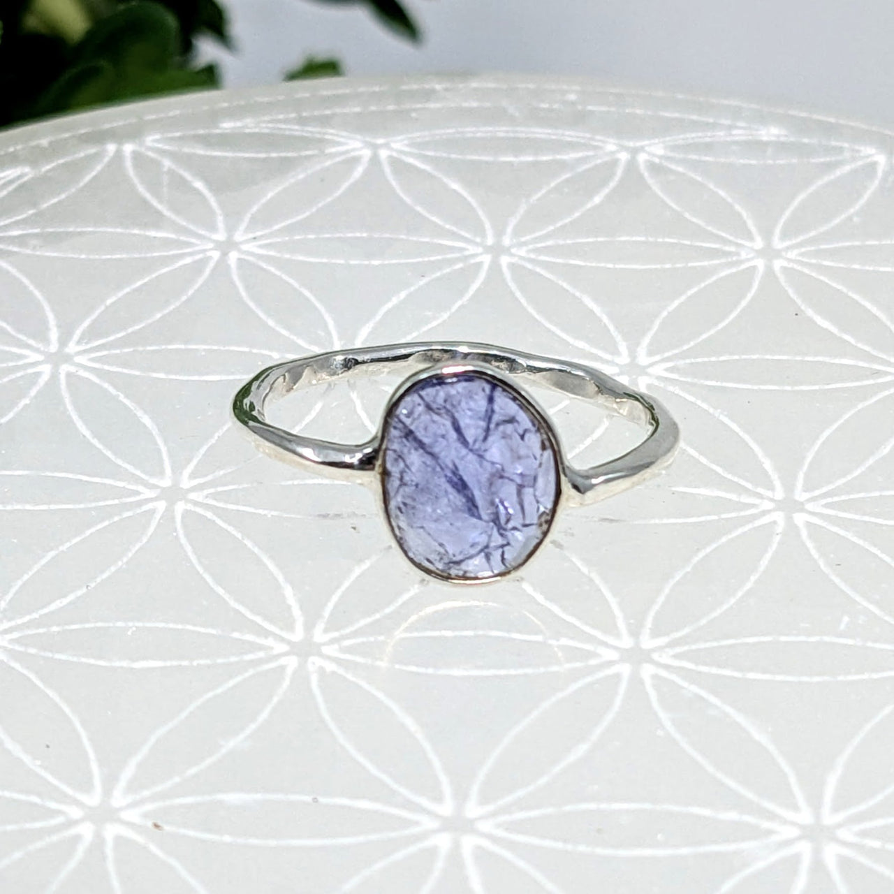 Tanzanite Faceted Dainty Ring #LV6855 - $52