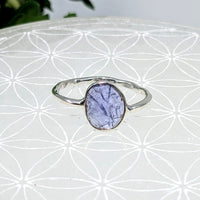 Thumbnail for Tanzanite Faceted Dainty Ring #LV6855 - $52