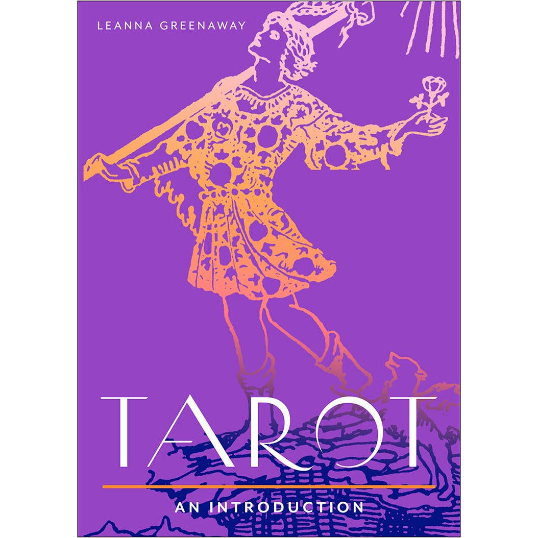 Book cover of Tarot: A Plain & Simple Guide to Major & Minor Arcana with ornate dancer