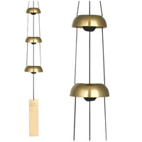 Gold Temple Bells Trio Brass Wind Chime Woodstock TB3