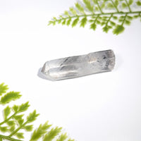 Tibetan Quartz 2.3 inch Point #BC1106 with clear faceted tip