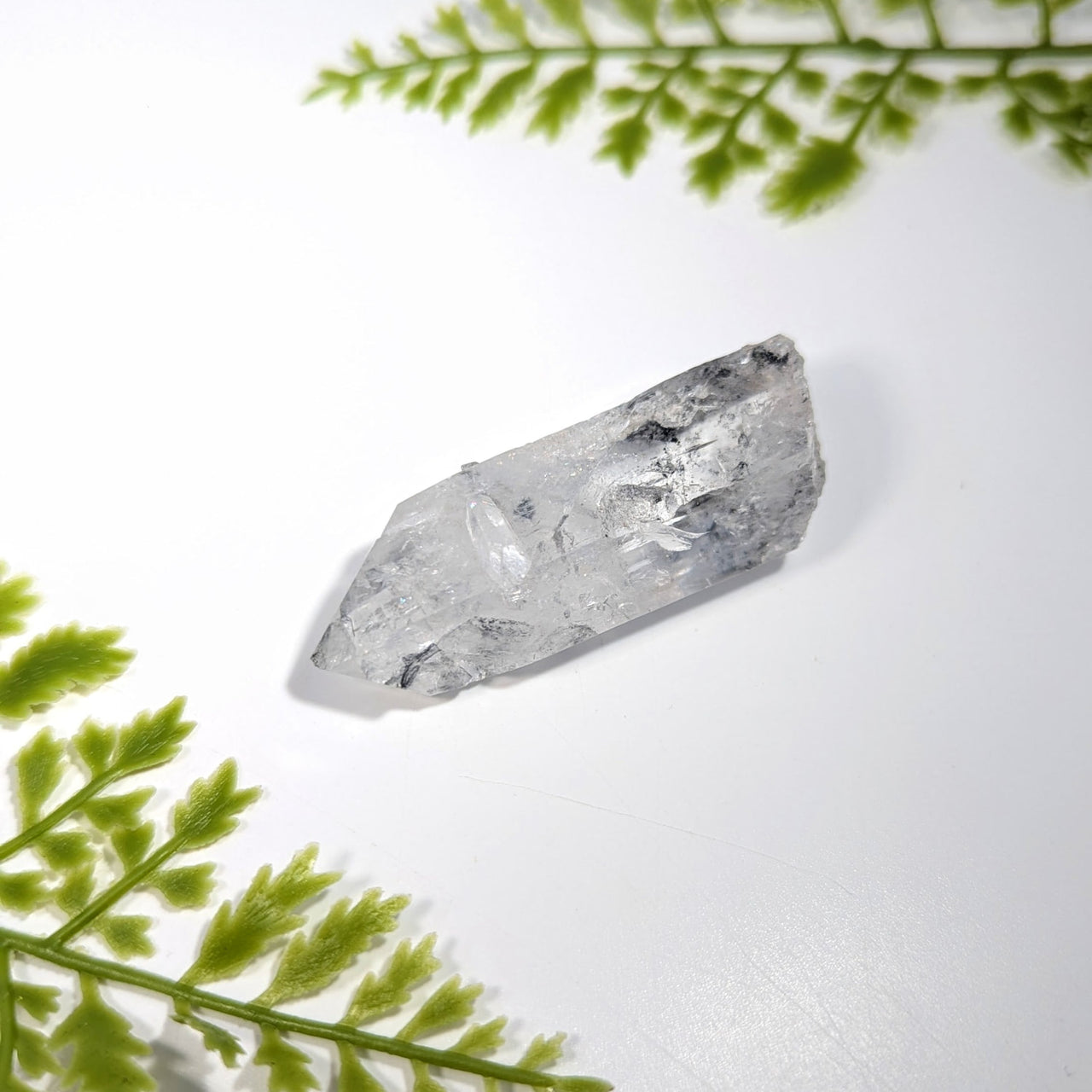 Tibetan Quartz 2.4 inch crystal point #BC1105 with inclusions