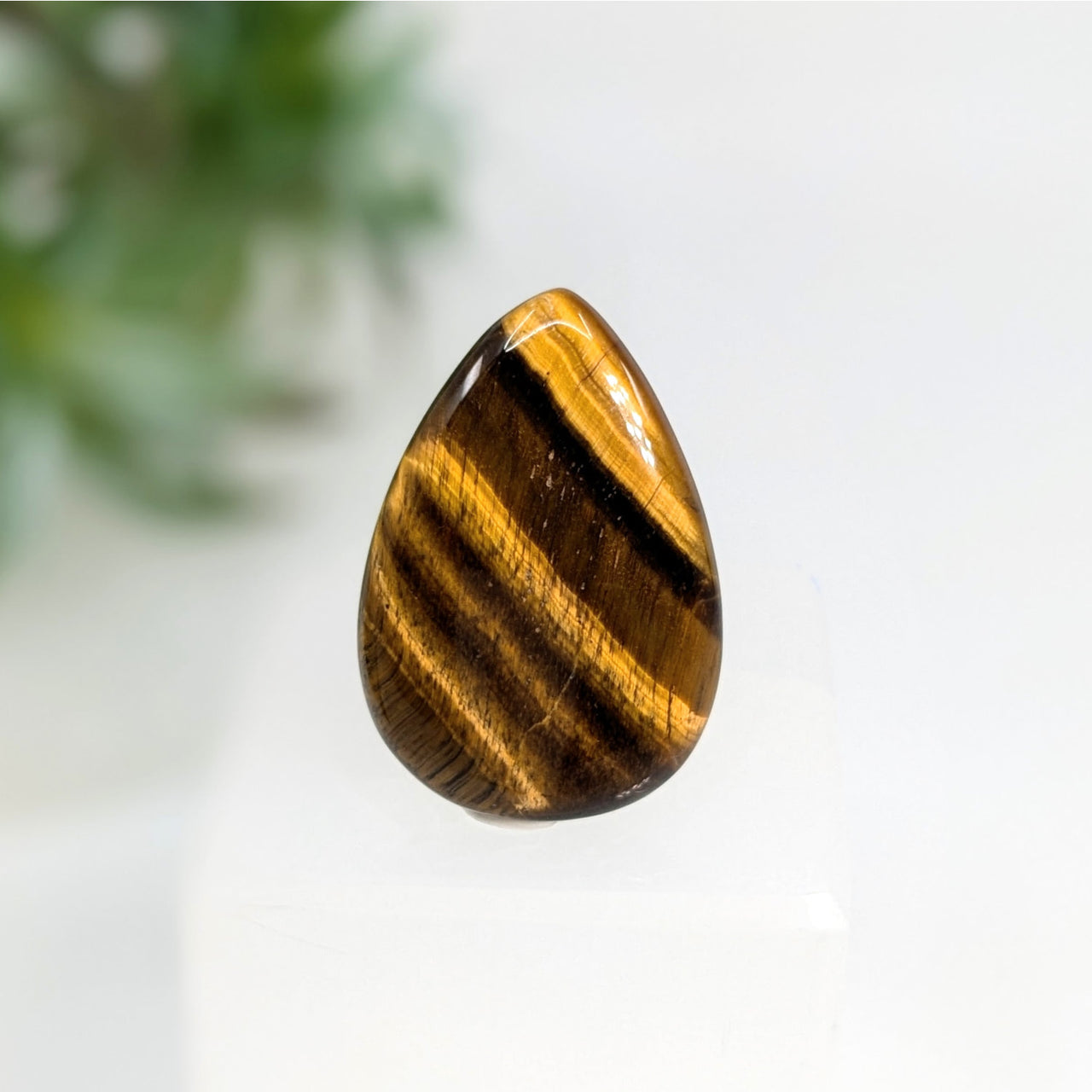 Tiger’s Eye 1.57’’ Teardrop Cabochon #LV5831 - $55