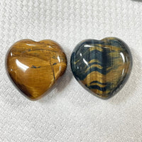 Thumbnail for Tiger’s Eye Puffy Heart 1.2” #H053 - $8.95