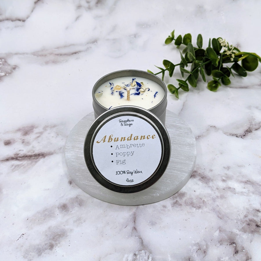 Tin Candle #Q218 Abundance $28