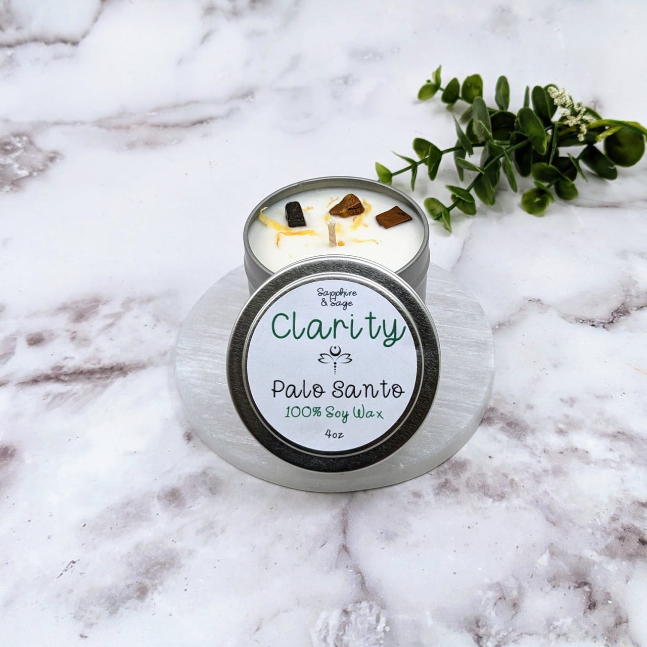 Tin Candle #Q218 Clarity $28