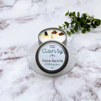 Tin Candle #Q218 Clarity $28