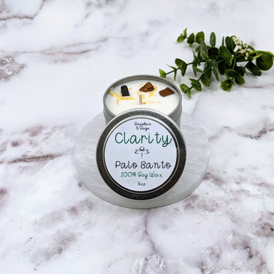 Tin Candle #Q218 Clarity $28