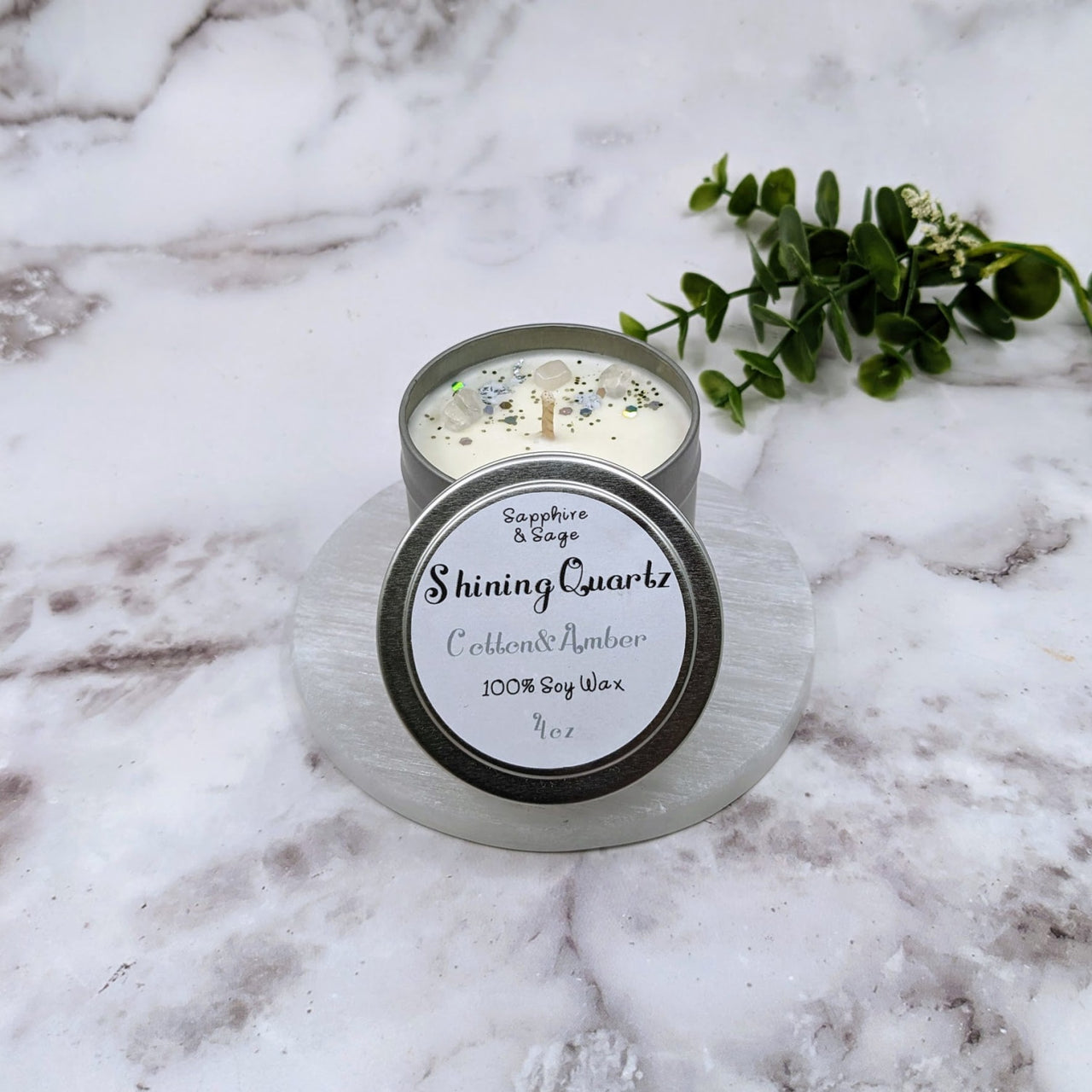 Tin Candle #Q218 Shining Quartz $22.40