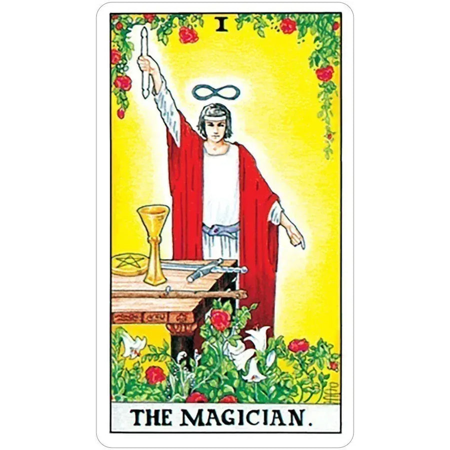 The Magician Tarot Card from Tiny Universal Waite® Tarot #TUW78 set