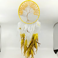 Thumbnail for Tree of Life 6’’ Dreamcatcher w Crystals & Pearls