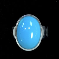 Thumbnail for Turquoise Ring Sleep: Beauty size 5.25 with blue stone (9g) #SK3025