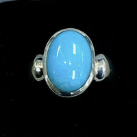 Thumbnail for Turquoise Ring Sleep with Blue Stone Center (5g, Size 7) #SK3027