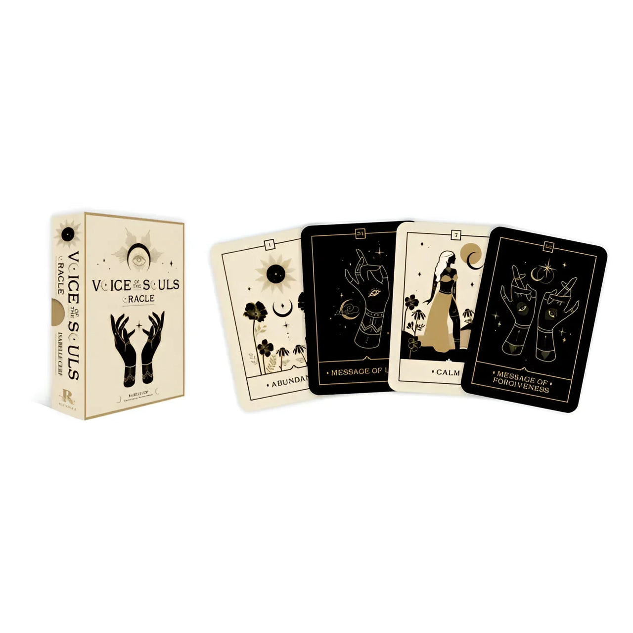 Voice of the Souls Oracle Deck by Isabelle Cerf featuring spirit guides illustrations